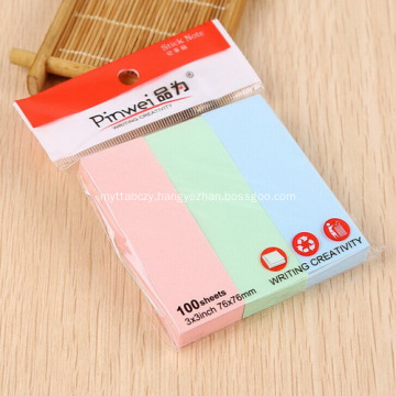 Promotional Mini Sticky Notes With 3 Color